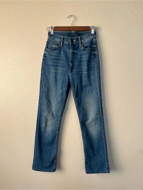 MOTHER High Waisted Rider Skimp Straight Jeans size 25 - Read